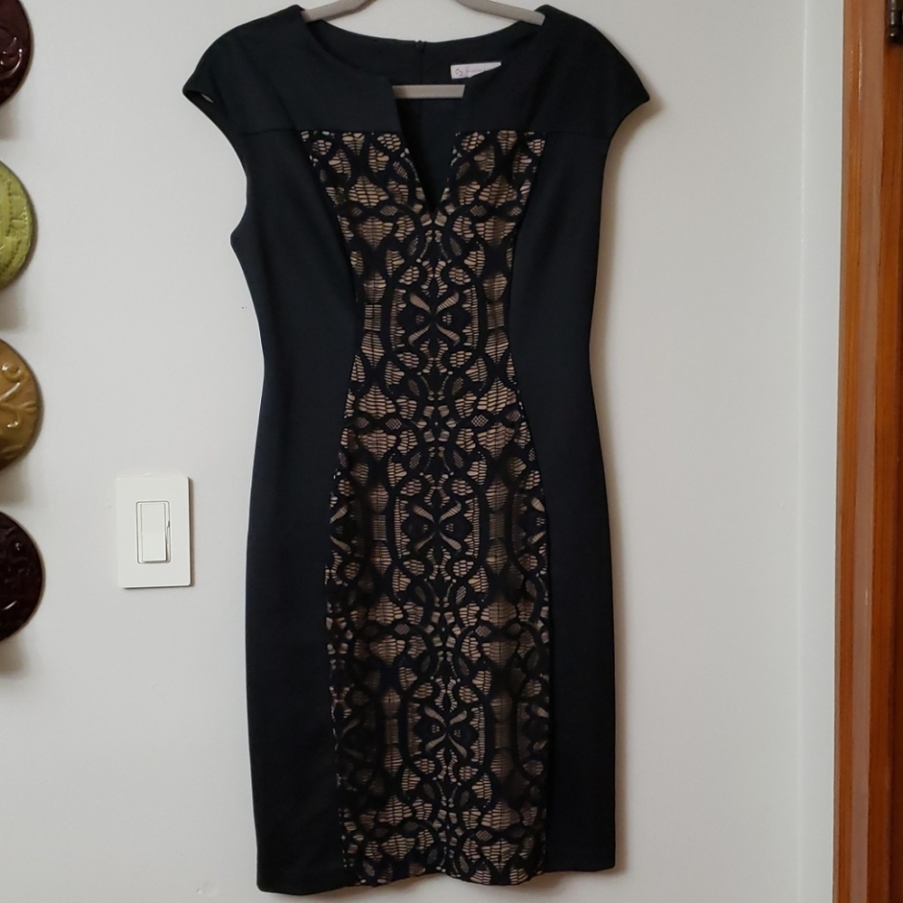 Mesh black dress